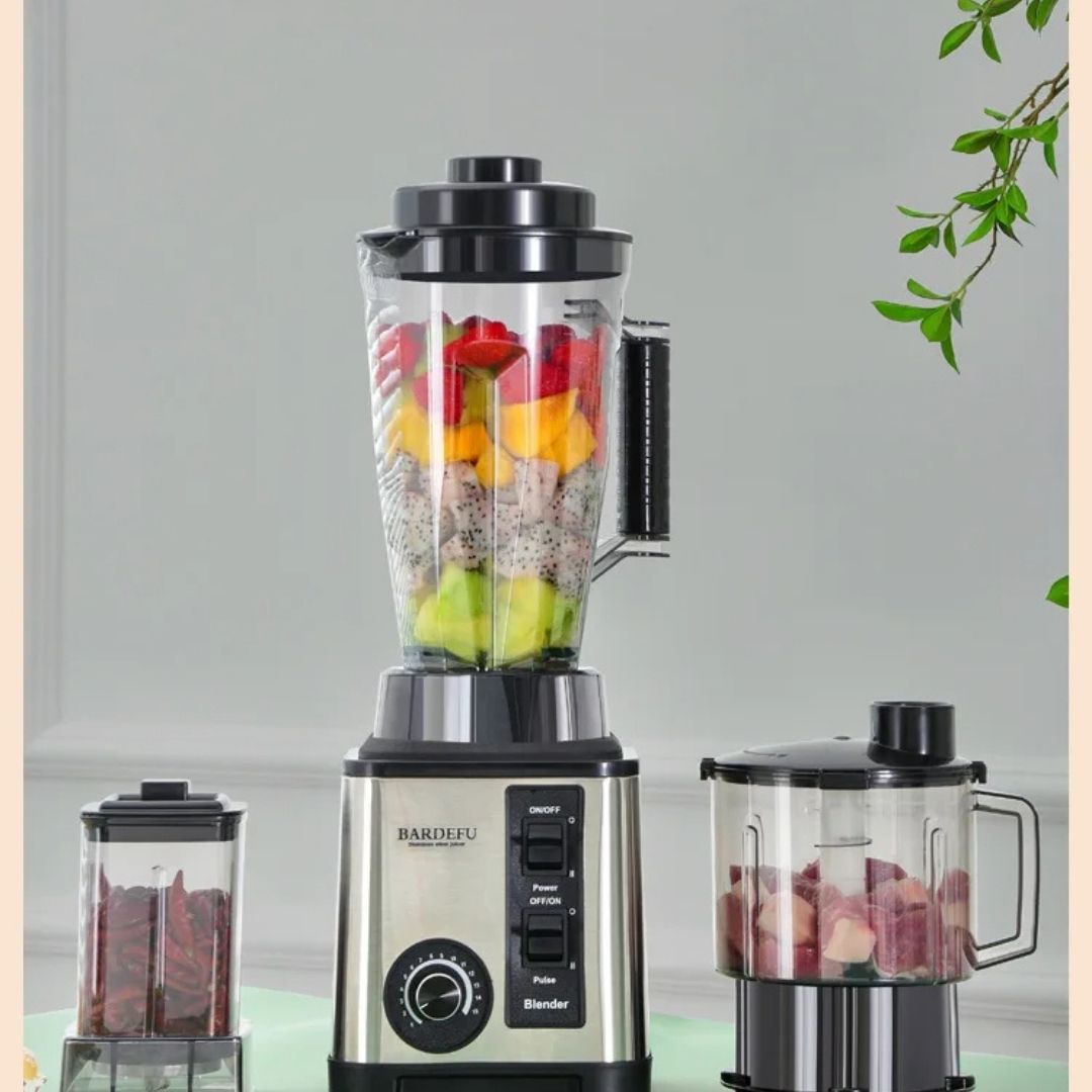 Robot Mixeur Multifonction Inox – La Puissance et l'Élégance en Cuisine !