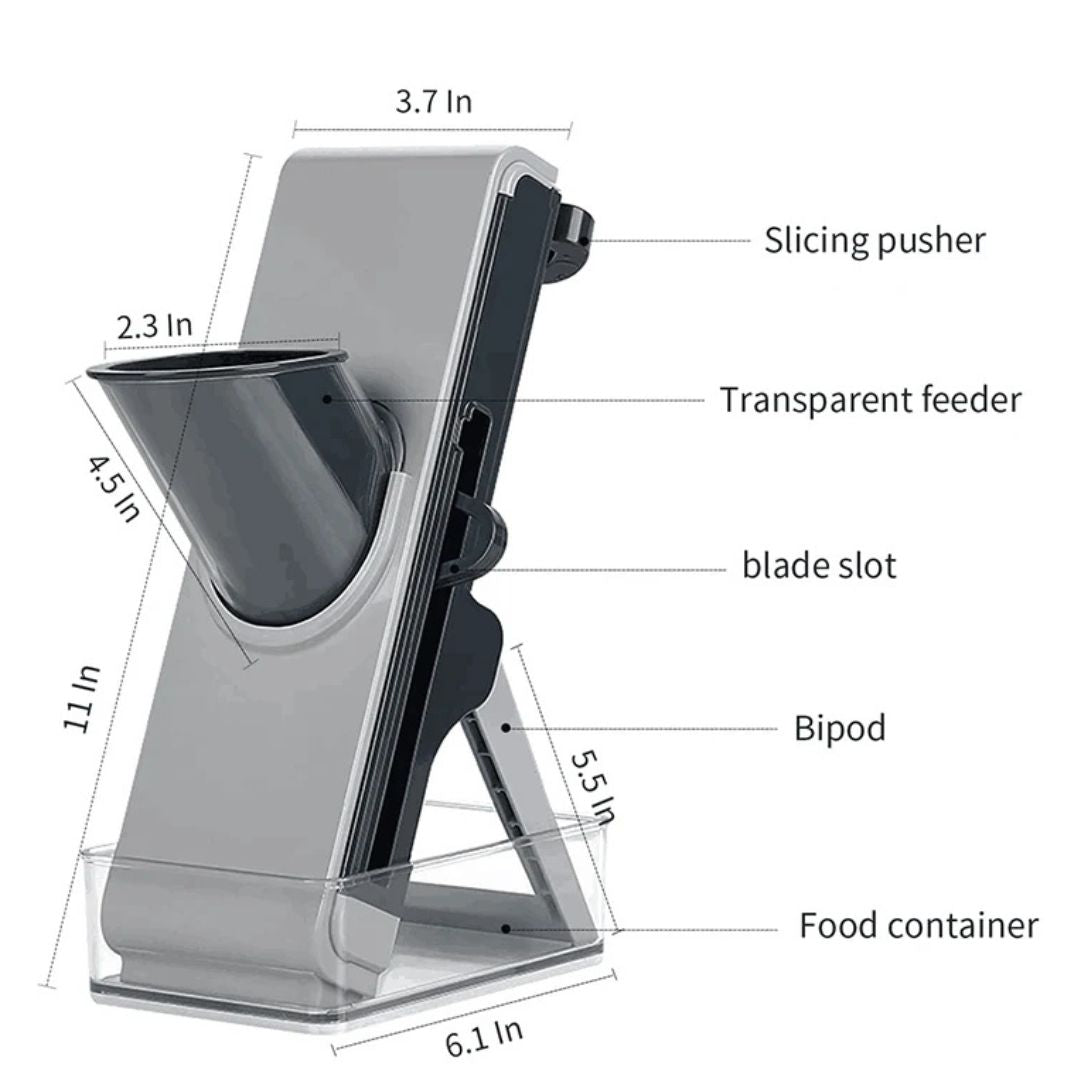 Mandoline de Cuisine Sécurisée – Tranchez Facilement et Sans Risque !
