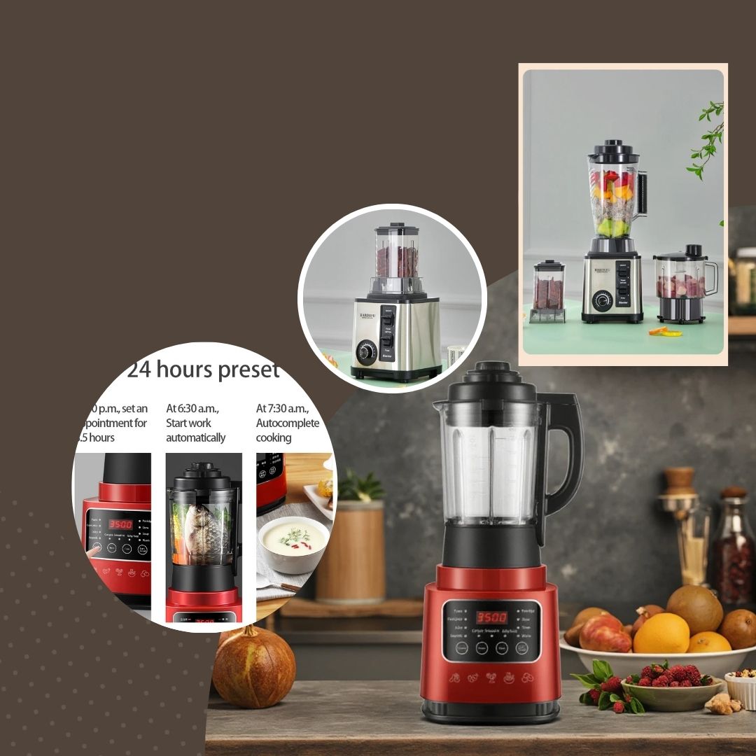 Robot Mixeur Multifonction Inox – La Puissance et l'Élégance en Cuisine !